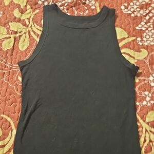 A New Day Charcoal Ribbed Top